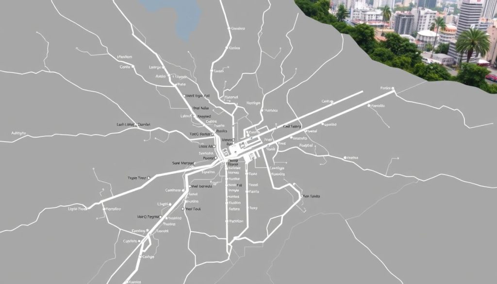 MedellĂn metro system map MedellĂn metro system map