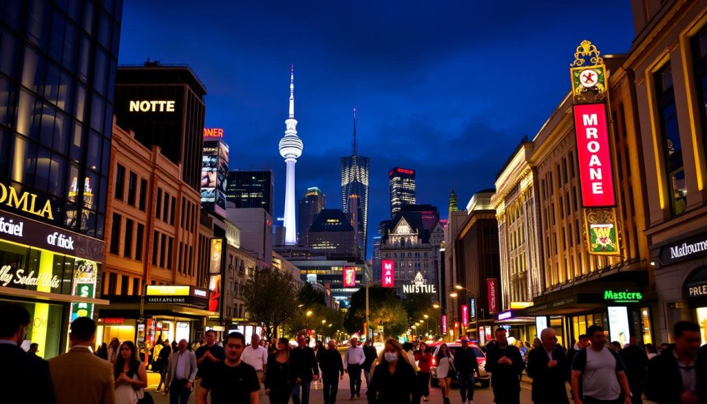 Melbourne CBD Nightlife Melbourne CBD Nightlife