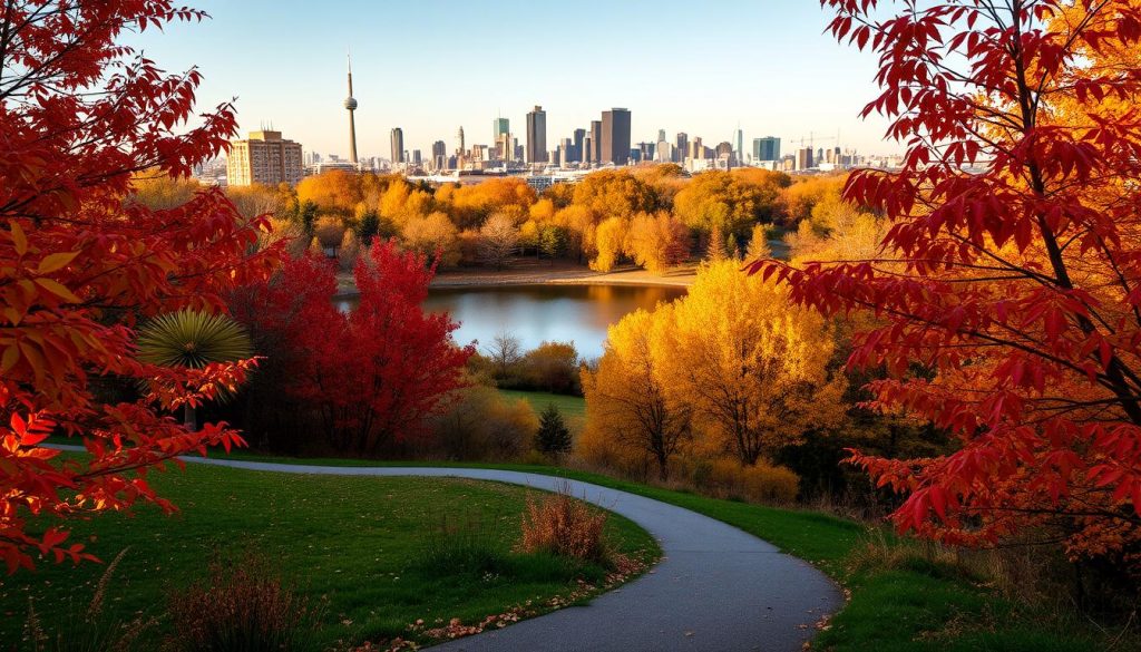 Melbourne autumn landscape Melbourne autumn landscape