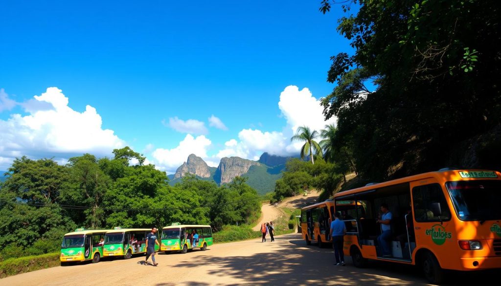 Monserrate hiking tour transportation Monserrate hiking tour transportation