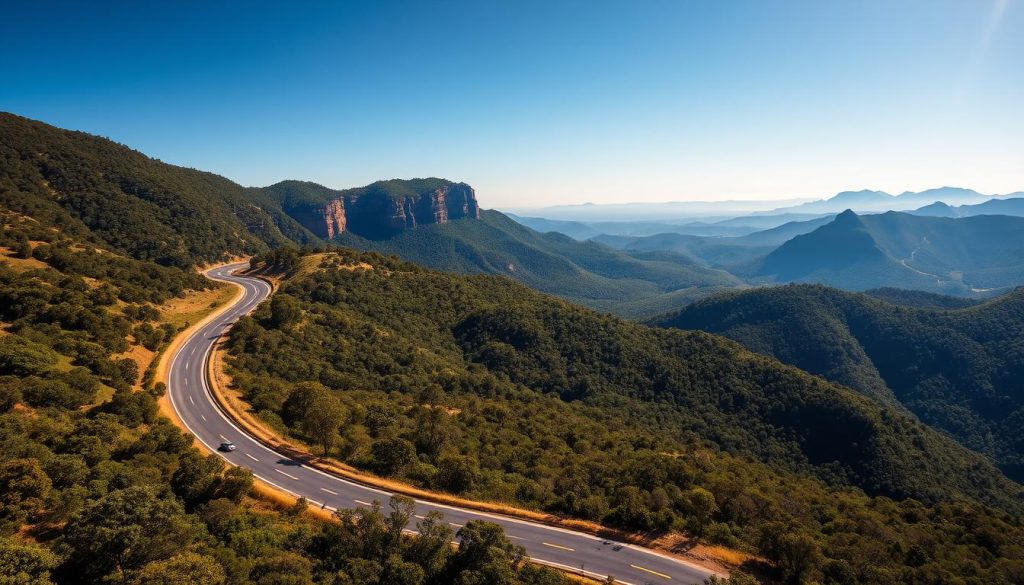 Sydney to Blue Mountains route Sydney to Blue Mountains route