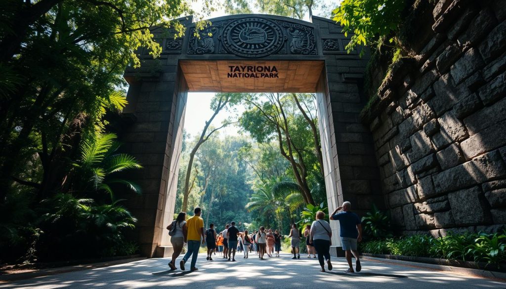 Tayrona National Park entrance Tayrona National Park entrance