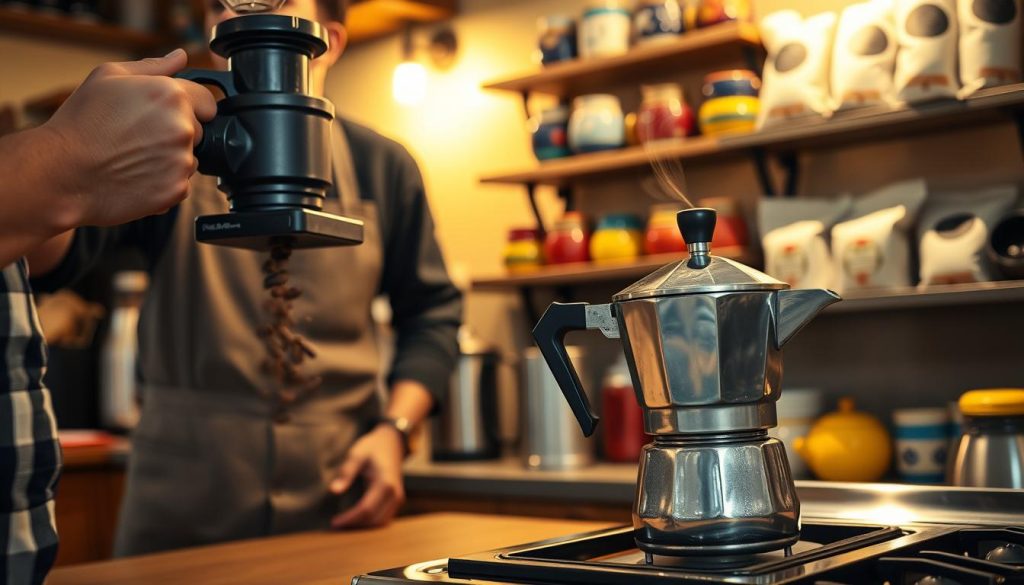 Traditional coffee preparation Traditional coffee preparation