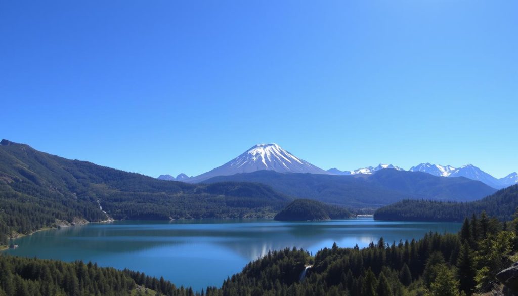 Villarrica National Park landscape Villarrica National Park landscape