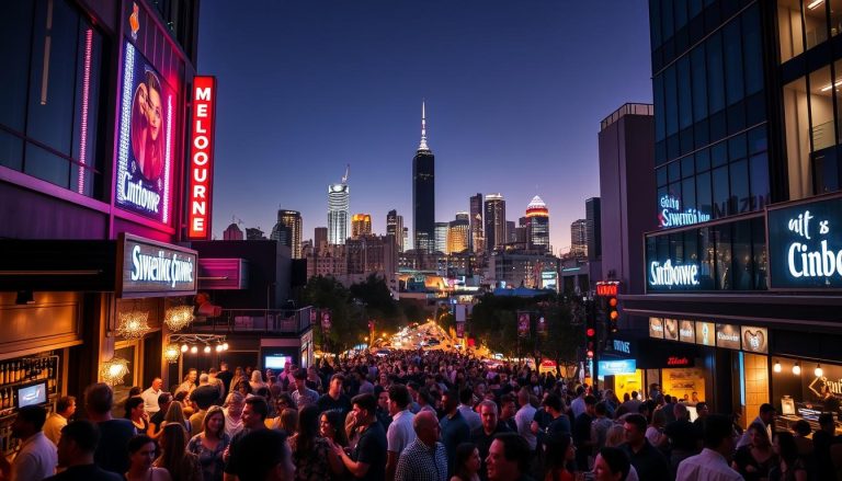 What are the best neighborhoods for experiencing Melbourne's nightlife?