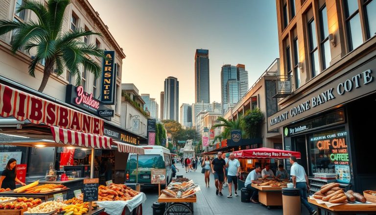 What are the must-try local dishes in Brisbane?