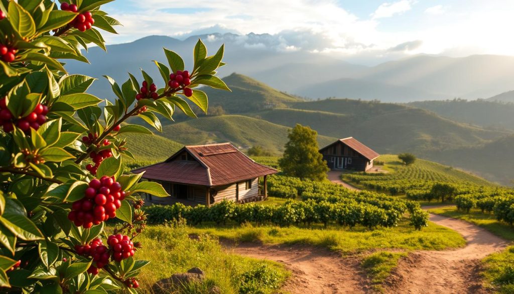 coffee farm near MedellĂn coffee farm near MedellĂn
