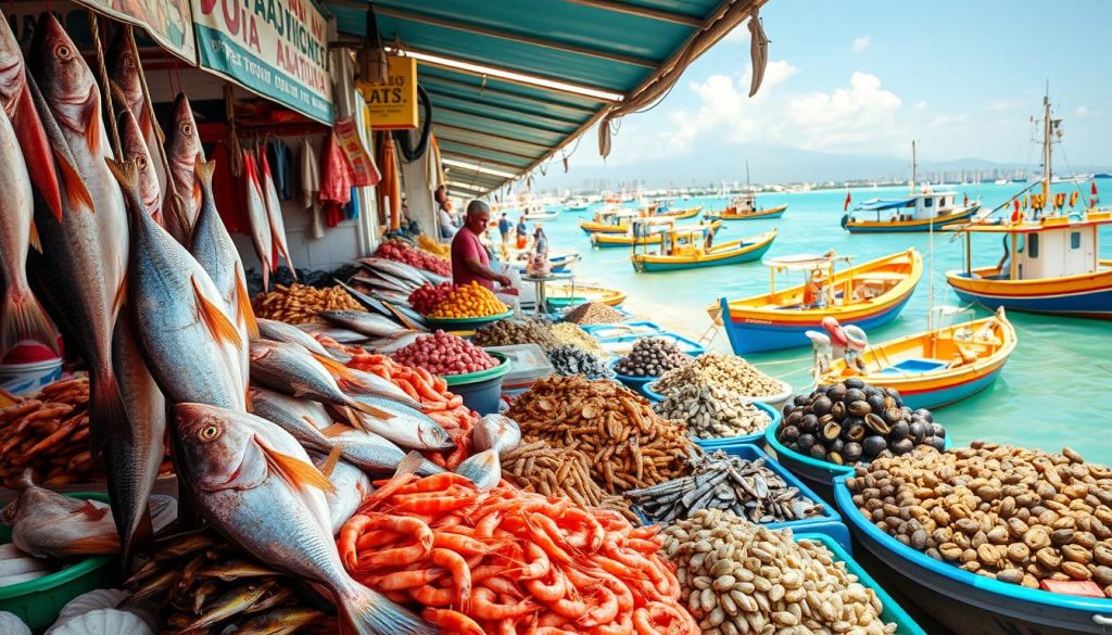 fresh seafood in Cartagena fresh seafood in Cartagena
