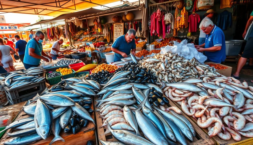 fresh seafood in Cartagena fresh seafood in Cartagena