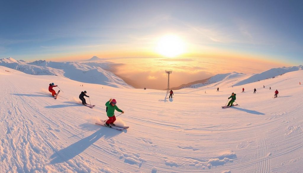 skiing and snowboarding in Pucón skiing and snowboarding in Pucón