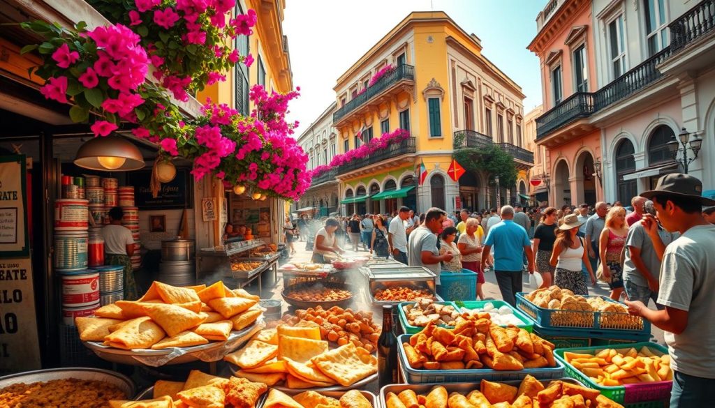 street food in Cartagena street food in Cartagena