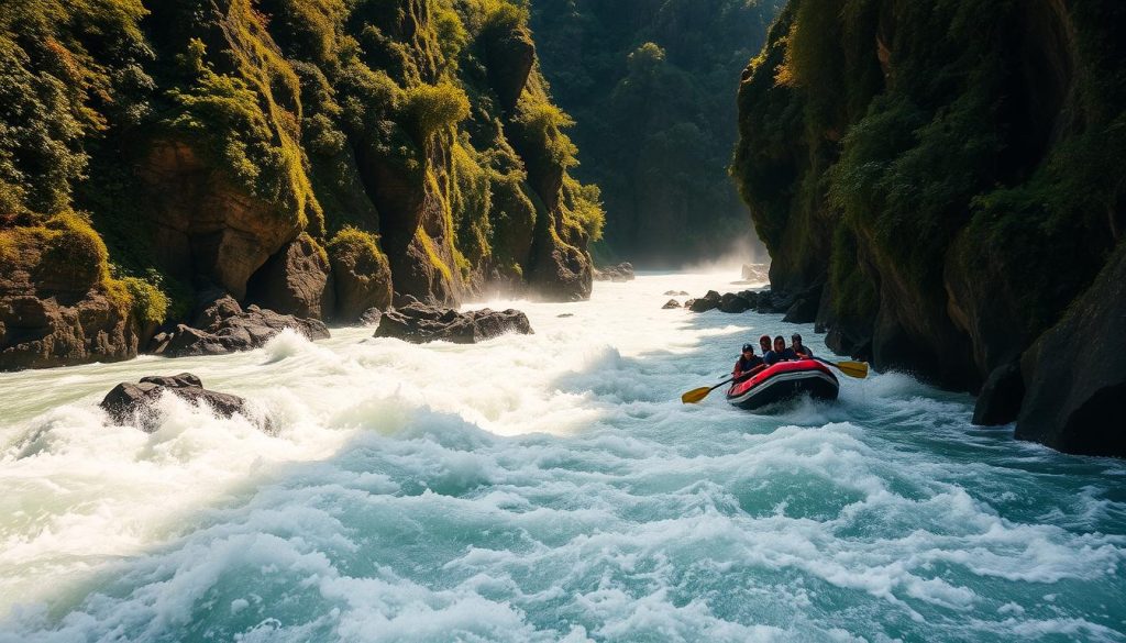 white-water rafting in Pucón white-water rafting in Pucón