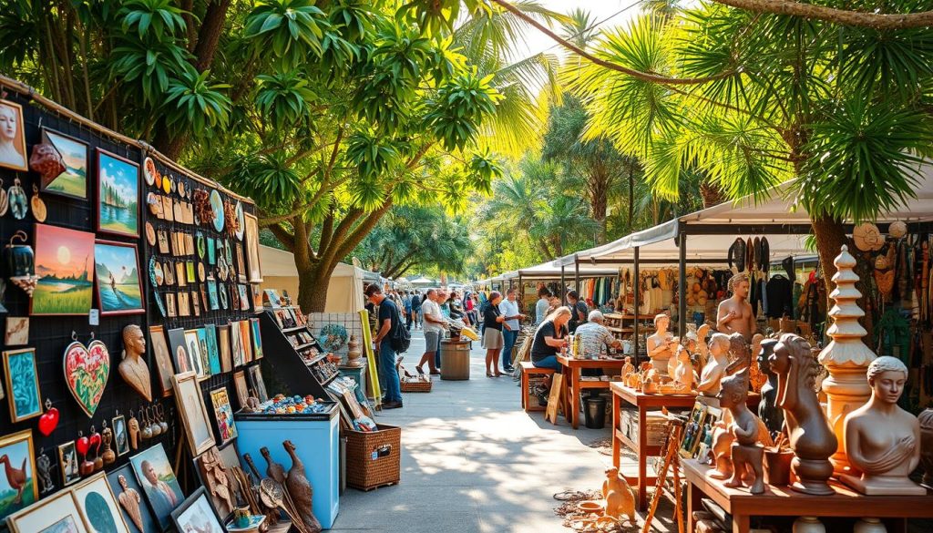 Cairns Esplanade Markets Artistic Treasures Cairns Esplanade Markets Artistic Treasures