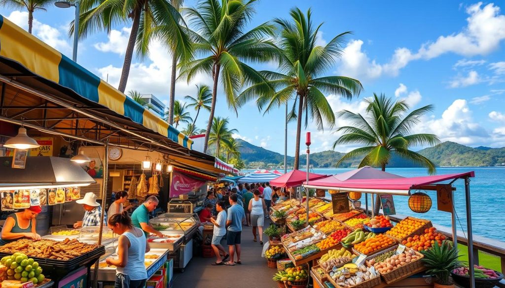 Cairns Esplanade Markets food vendors Cairns Esplanade Markets food vendors