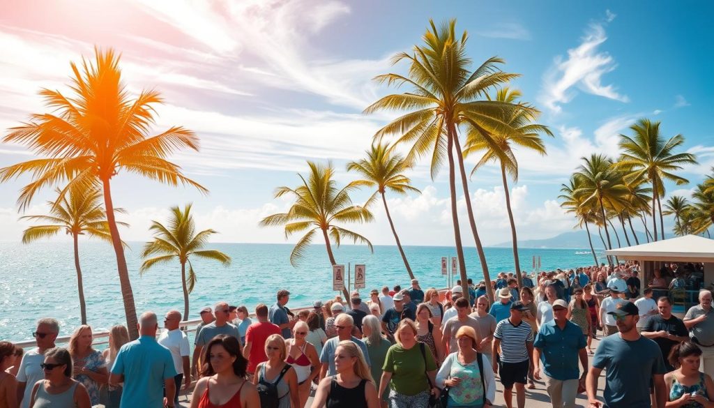 Cairns peak season crowd management Cairns peak season crowd management