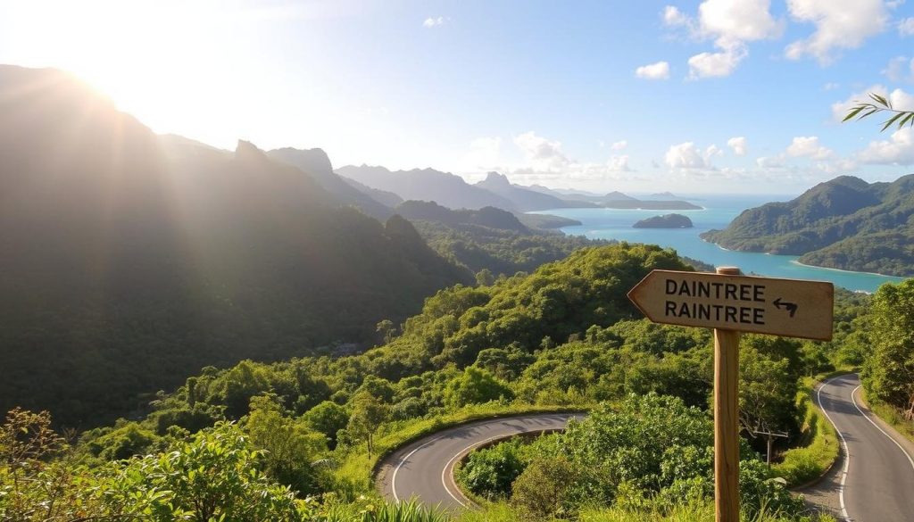 Cairns to Daintree distance Cairns to Daintree distance