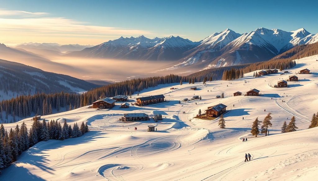 Cardrona ski trails in New Zealand Cardrona ski trails in New Zealand