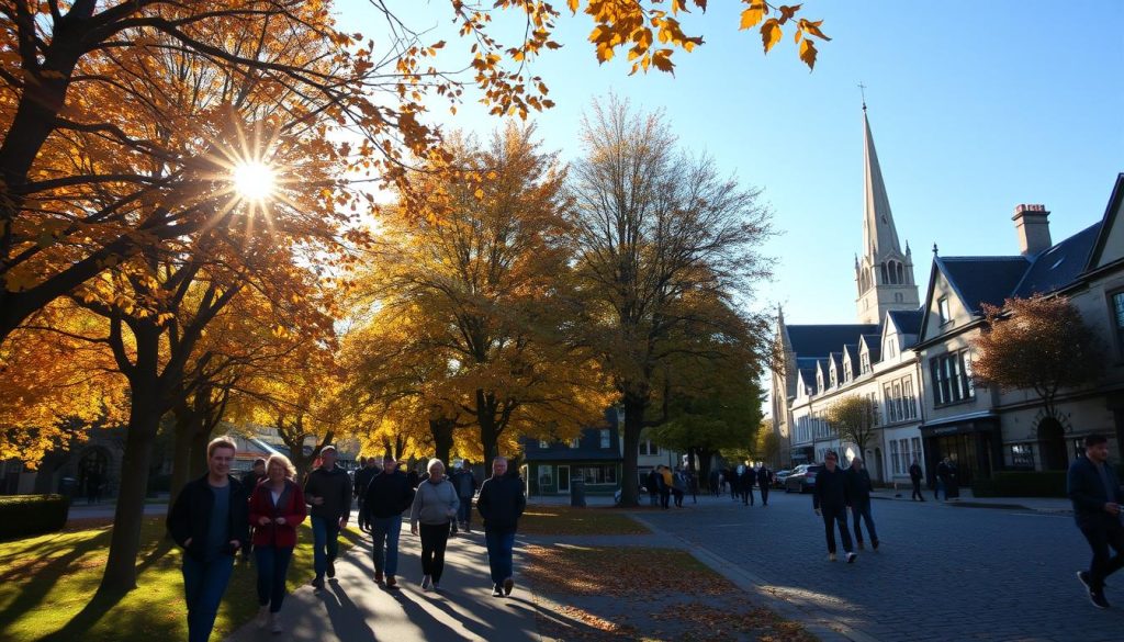 Christchurch walking tours in autumn Christchurch walking tours in autumn