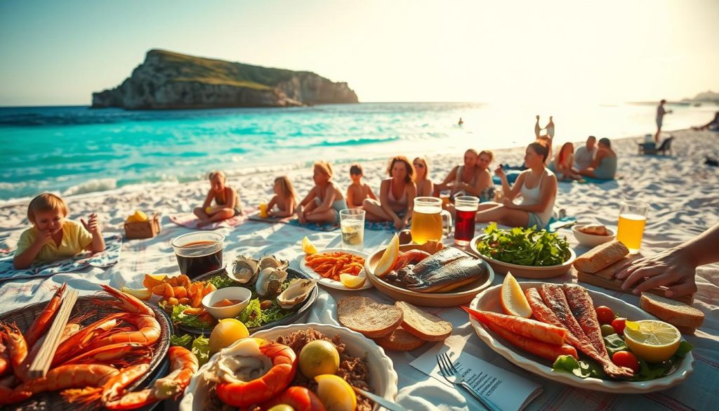 Coolangatta beach picnic spots with local seafood Coolangatta beach picnic spots with local seafood