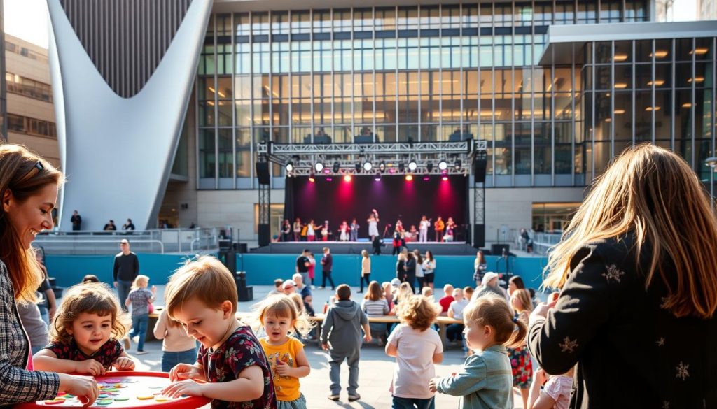 Family-friendly events at Federation Square Family-friendly events at Federation Square