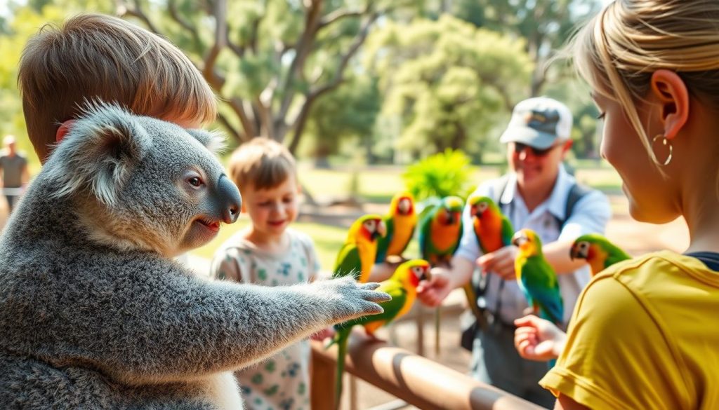 Featherdale Wildlife Park animal encounters Featherdale Wildlife Park animal encounters