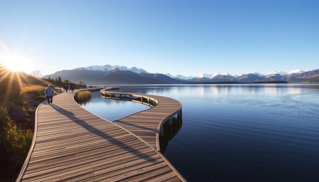 Glenorchy Lagoon Boardwalk Glenorchy Lagoon Boardwalk