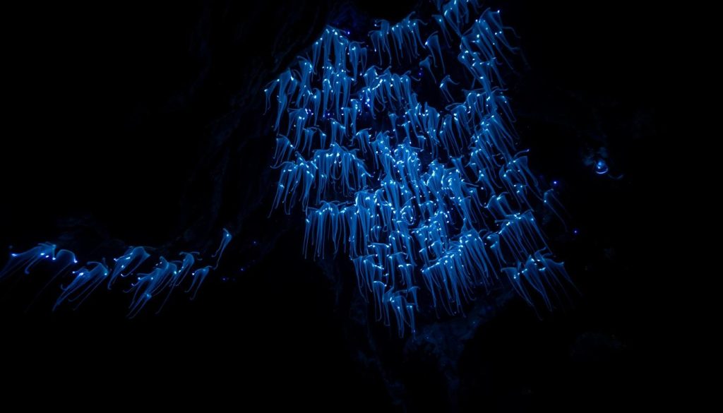 Glow worm caves Rotorua photography Glow worm caves Rotorua photography