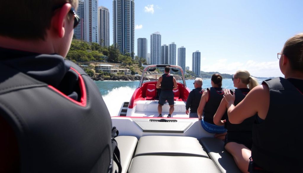 Gold Coast jet boat ride preparation Gold Coast jet boat ride preparation