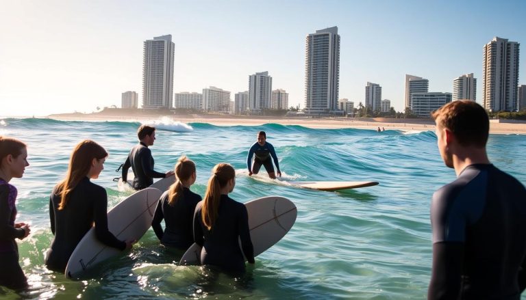 Gold Coast surfing lessons for adults