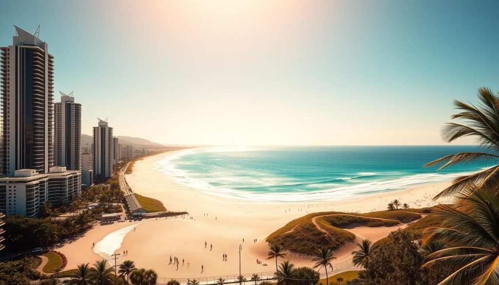 Gold Coast vs. Sunshine Coast beaches Gold Coast vs. Sunshine Coast beaches