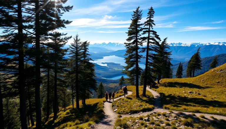 Hiking trails near Queenstown with breathtaking views