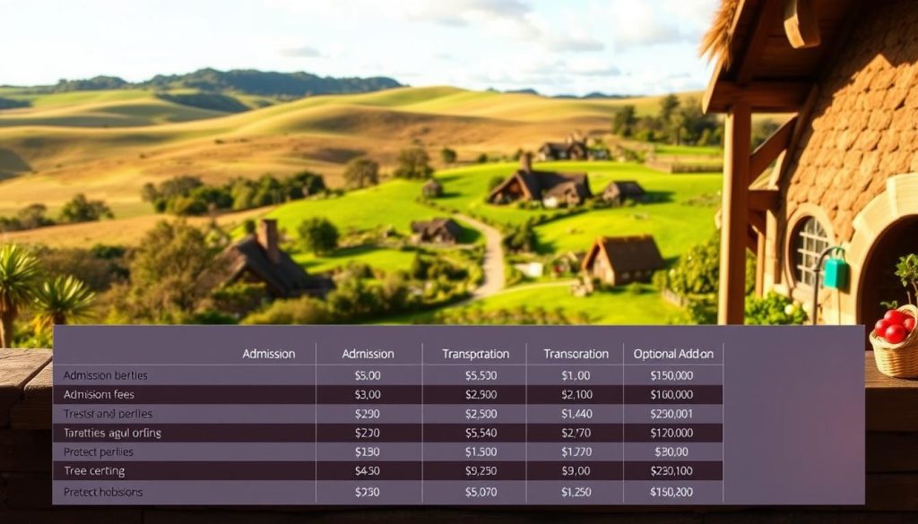Hobbiton tour cost breakdown Hobbiton tour cost breakdown
