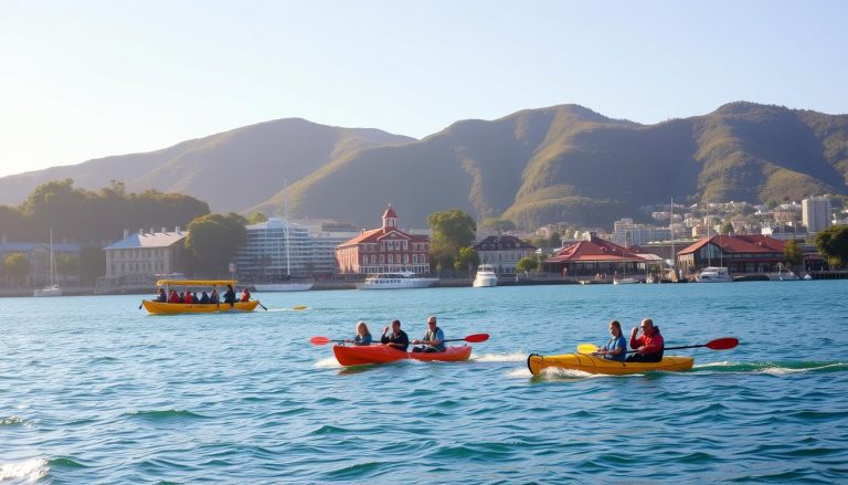Kayaking adventures and harbor exploration in Wellington