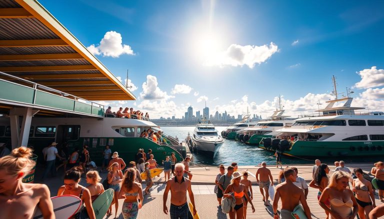 Manly beach ferry times