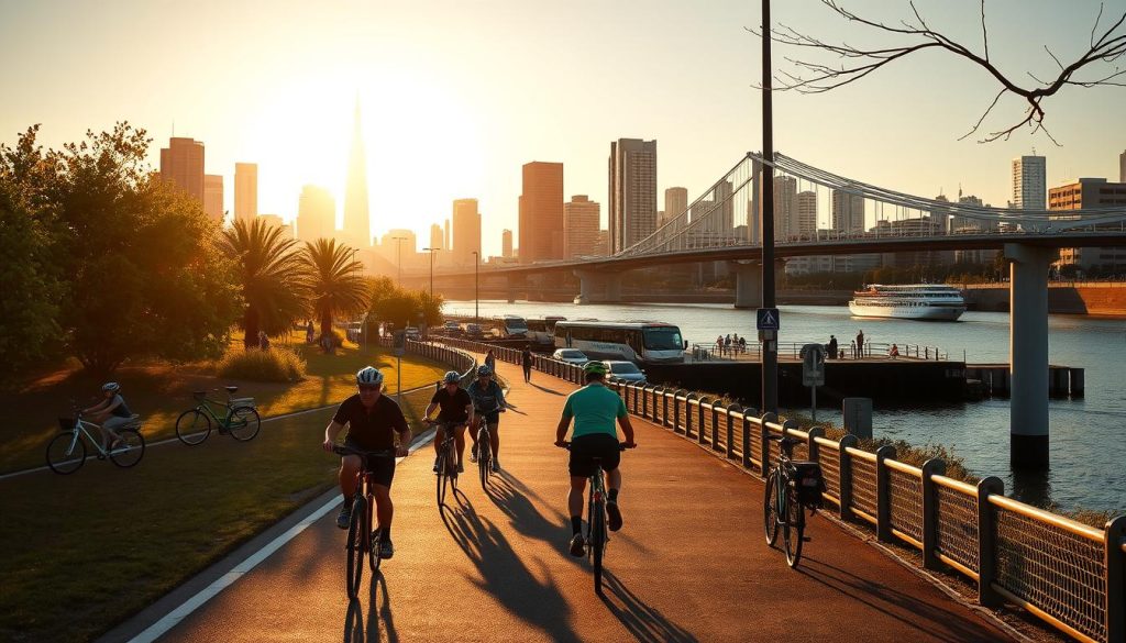 Melbourne waterfront cycling route Melbourne waterfront cycling route