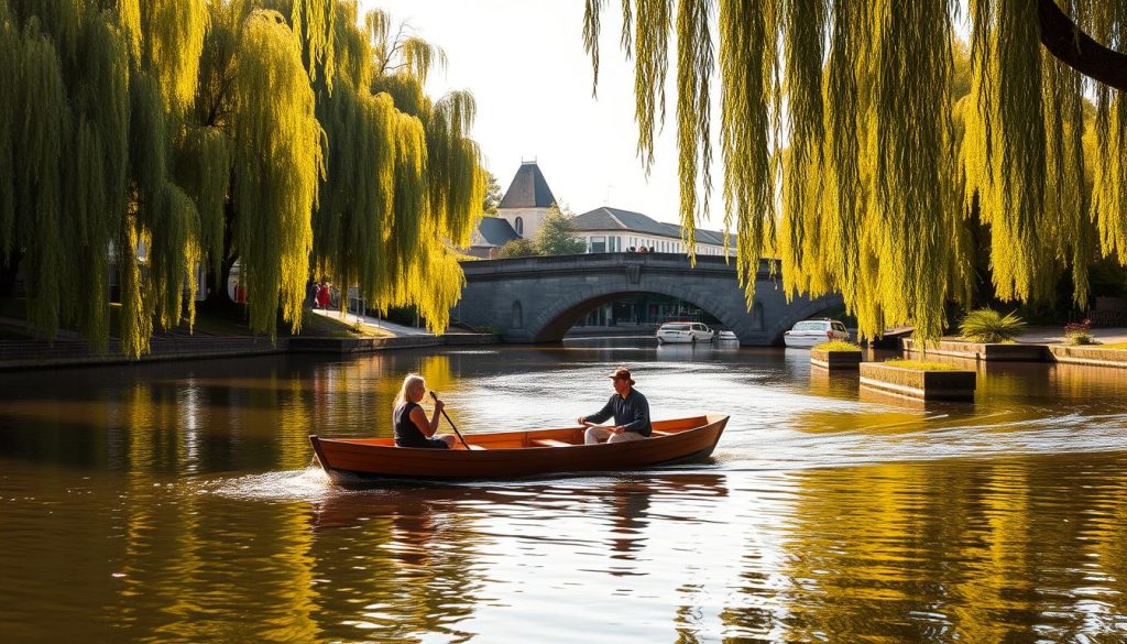 Punting on the Avon River Punting on the Avon River