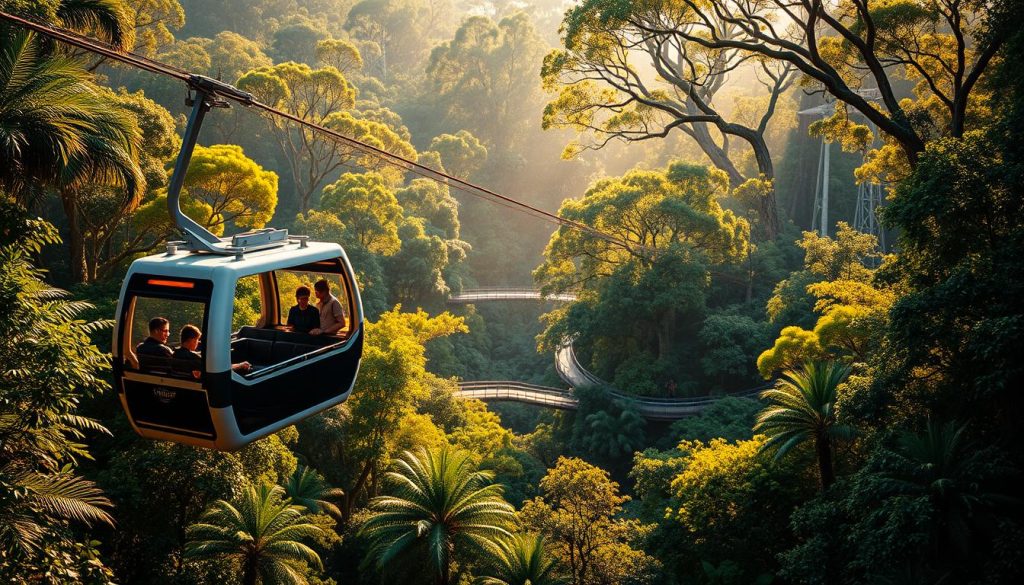 Queensland rainforest cableway trip Queensland rainforest cableway trip