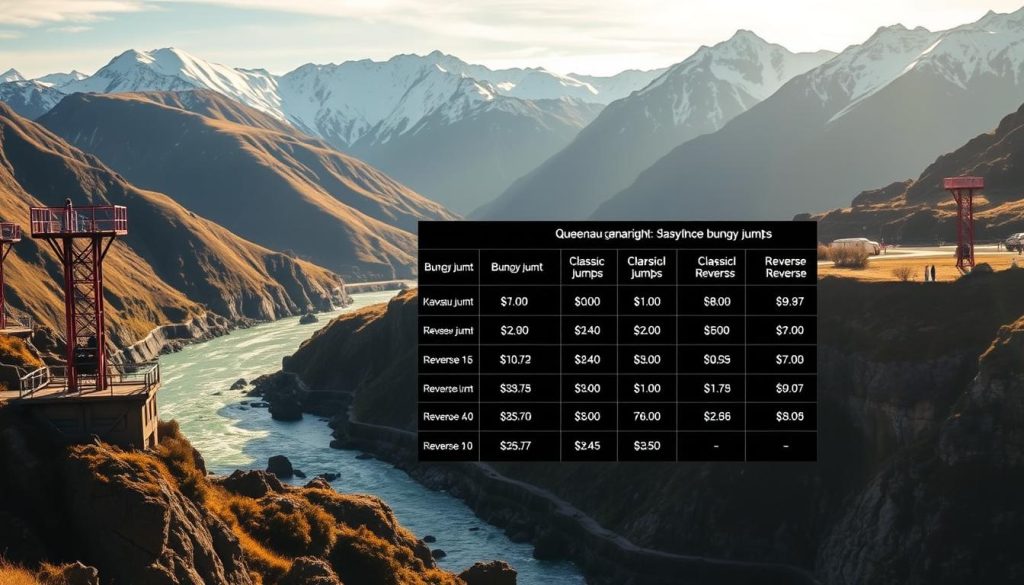 Queenstown bungy jump prices comparison Queenstown bungy jump prices comparison