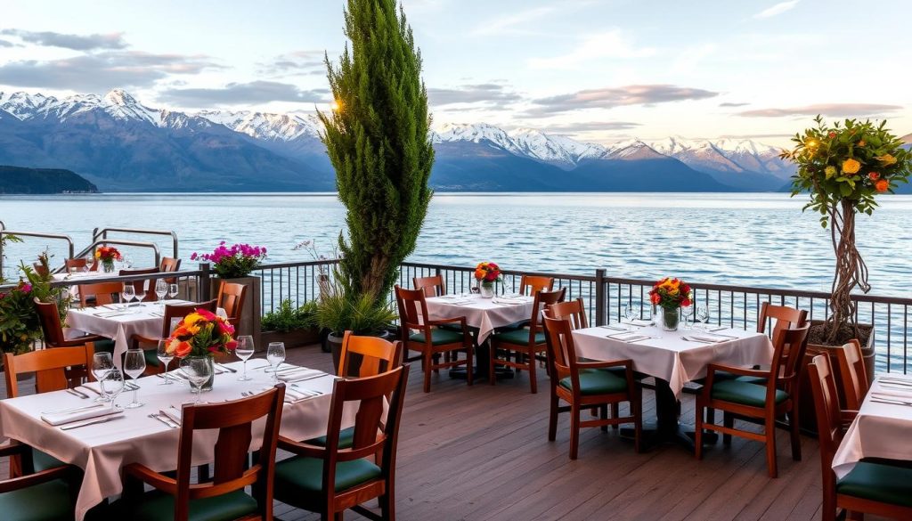 Queenstown lakeside dining Queenstown lakeside dining