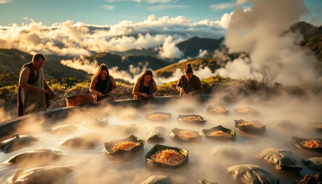 Rotorua's geothermal cooking Rotorua's geothermal cooking