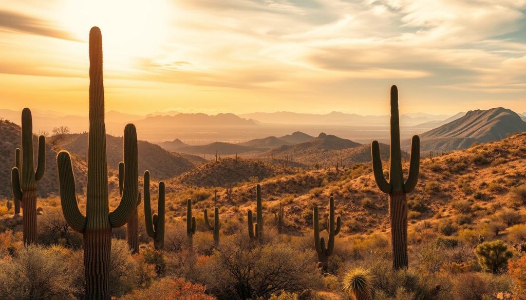 Saguaro National Park desert landscape Saguaro National Park desert landscape