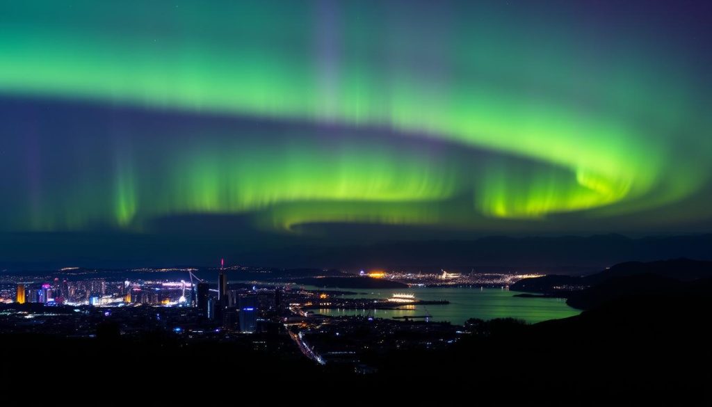Southern Lights viewing in Wellington Southern Lights viewing in Wellington