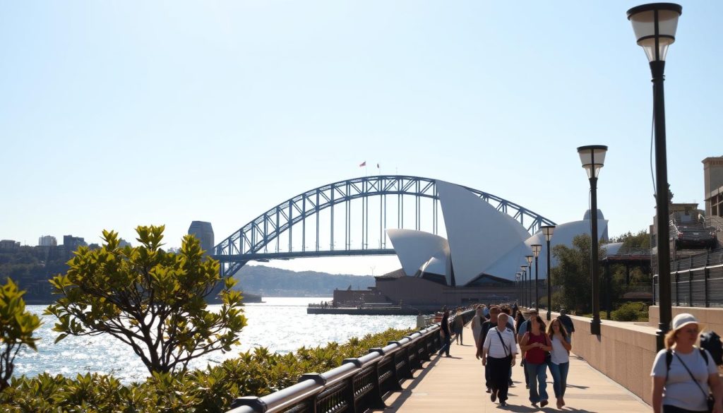 Sydney Harbour Bridge to Opera House Walk Sydney Harbour Bridge to Opera House Walk