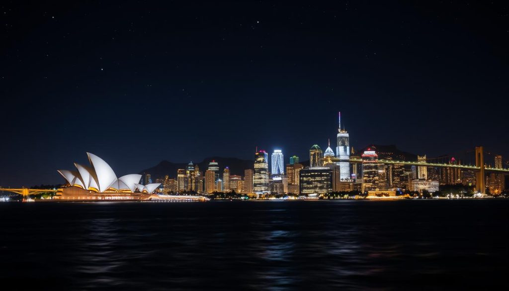 Sydney night views Sydney night views
