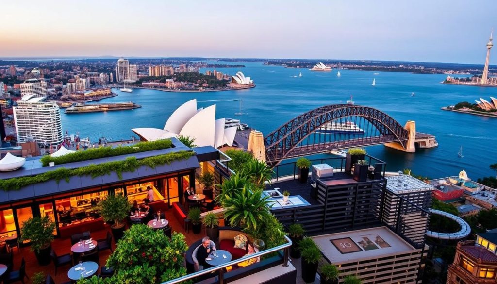 Sydney rooftop bars with harbour views Sydney rooftop bars with harbour views