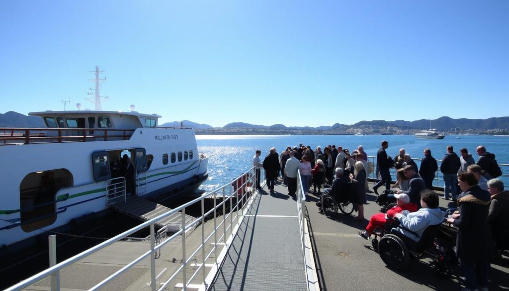 Wellington harbour ferry service accessibility Wellington harbour ferry service accessibility