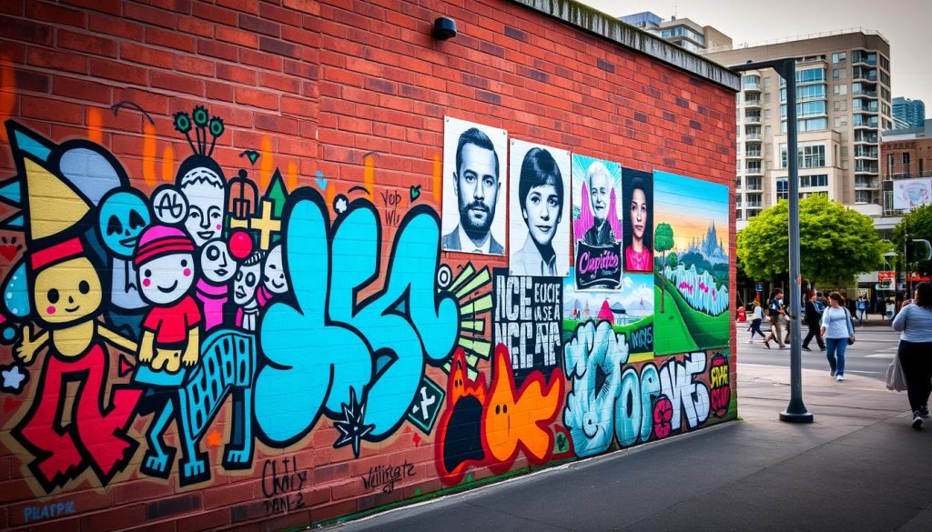 Wellington street art Wellington street art