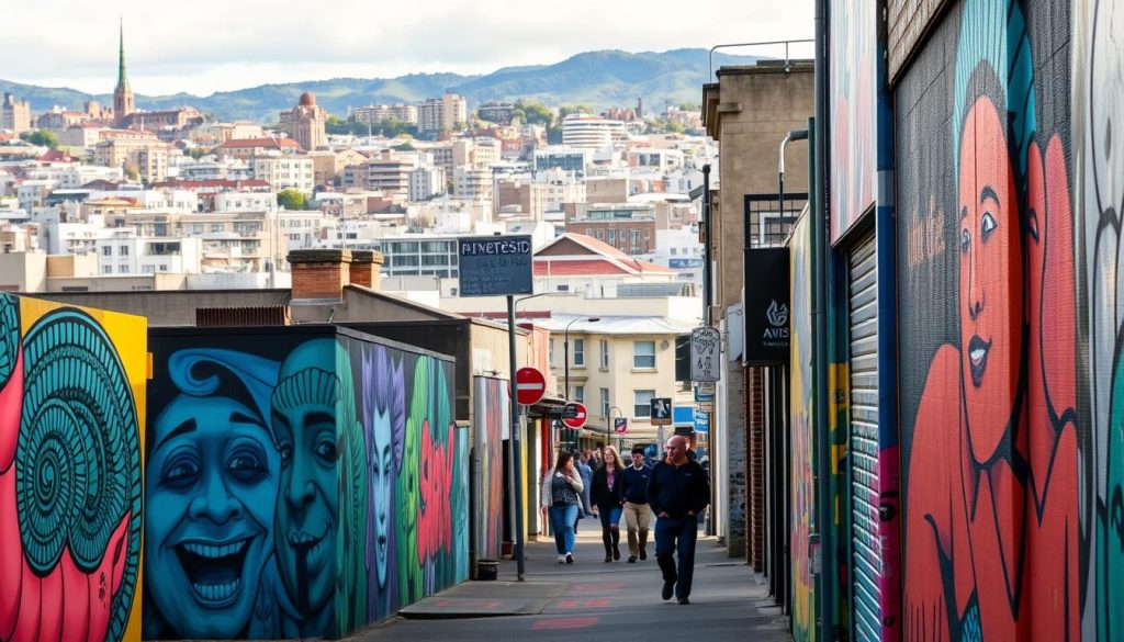 Wellington street art scene Wellington street art scene
