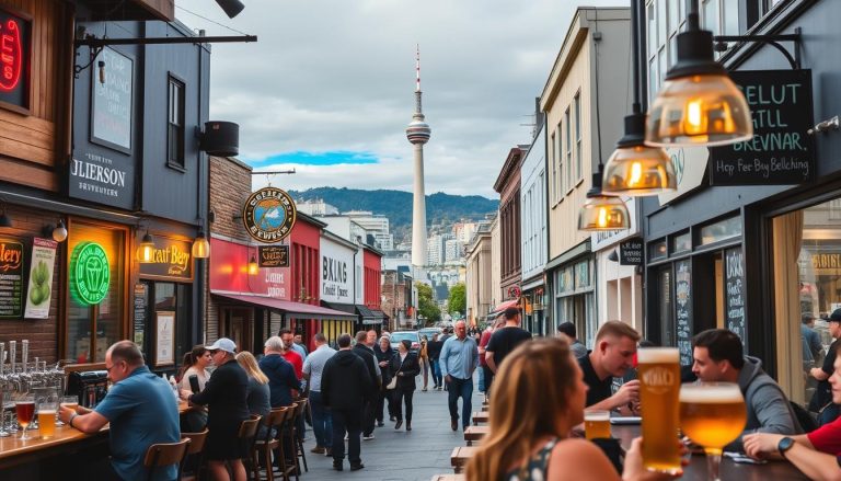 What are the best craft breweries and bars in Wellington?