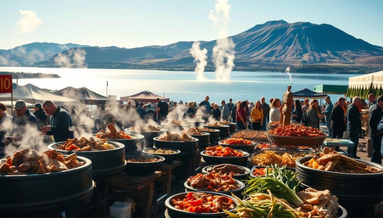Where to find traditional New Zealand food in Rotorua?